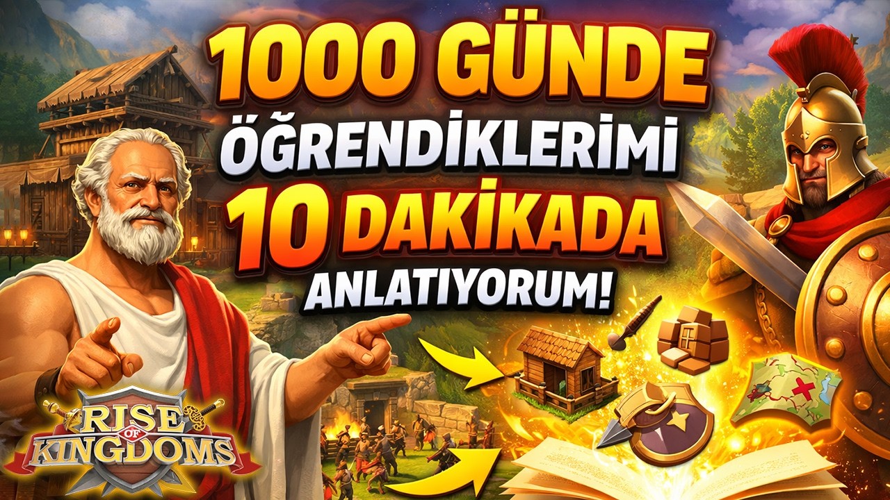 1000 Günde Öğrendiklerimi 10 Dakikada Anlatıyorum - Rise of Kingdoms