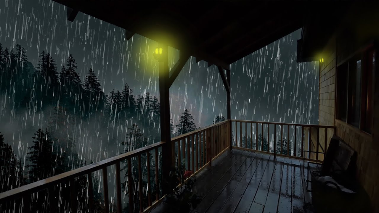 Lluvia Relajante Para Dormir - Sonido de Lluvia y Truenos - Rain Sound for Sleeping , ASMR 180