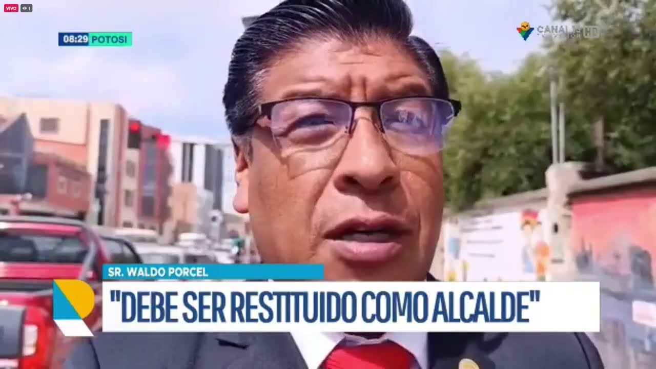 Sala Constitucional de Potosí ordena reconocer a Waldo Porcel como alcalde sustituto tras sentencia