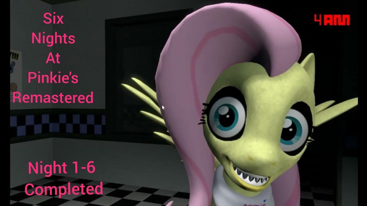 (Six Nights At Pinkie's Remastered)(night 1-6 completed)