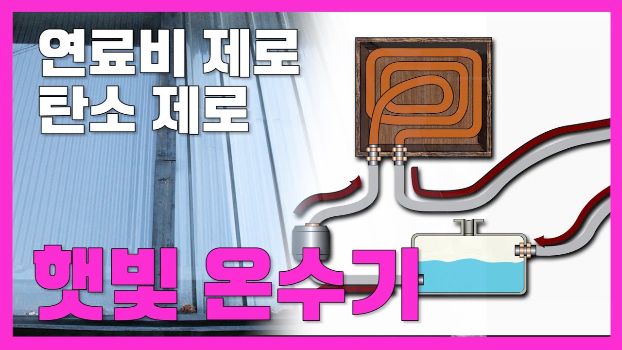 연료비제로, 탄소제로, 햇빛온수기