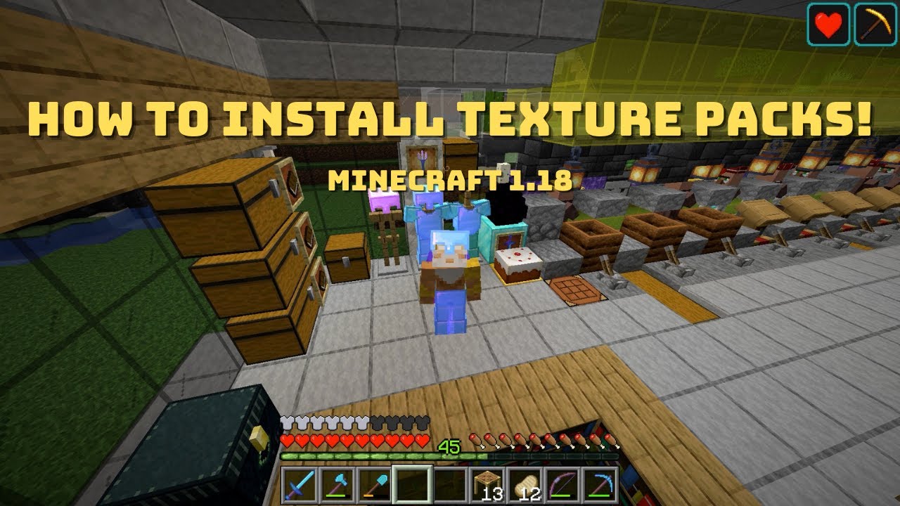 How to install resource packs (Minecraft 1.18)