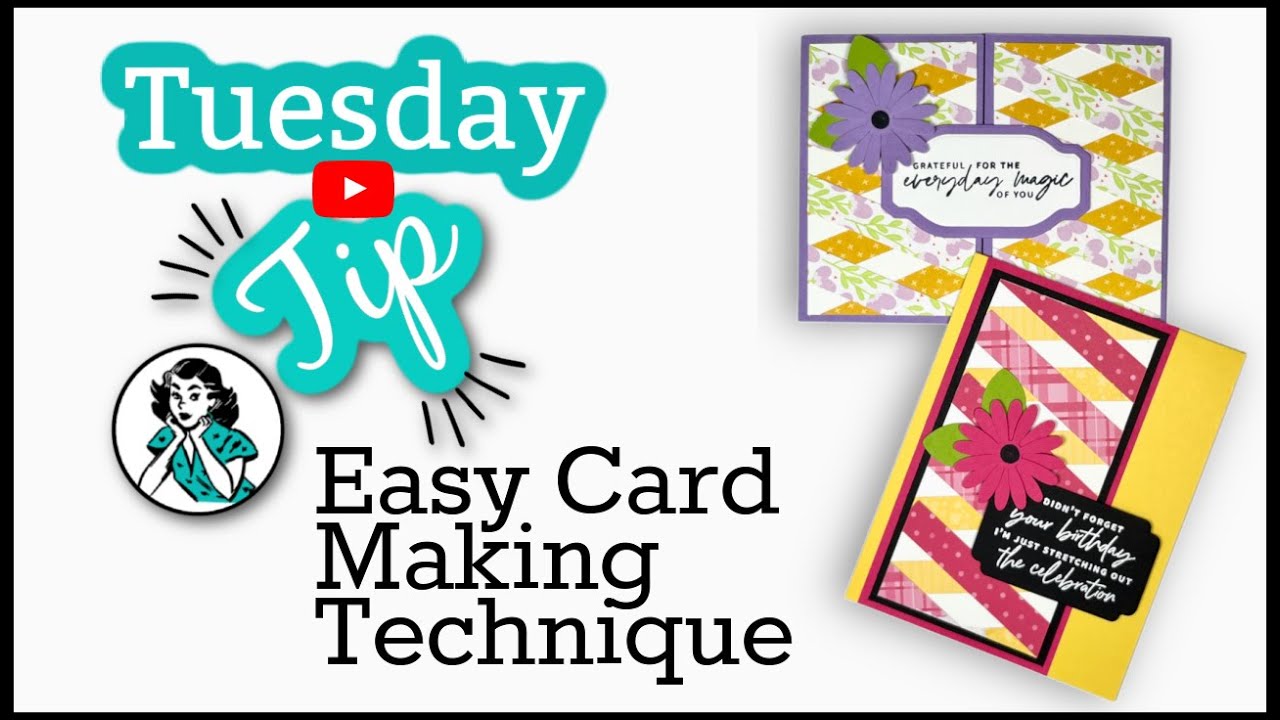 What's My New Favorite Thing In Card Making? Faux Twisted Paper Technique