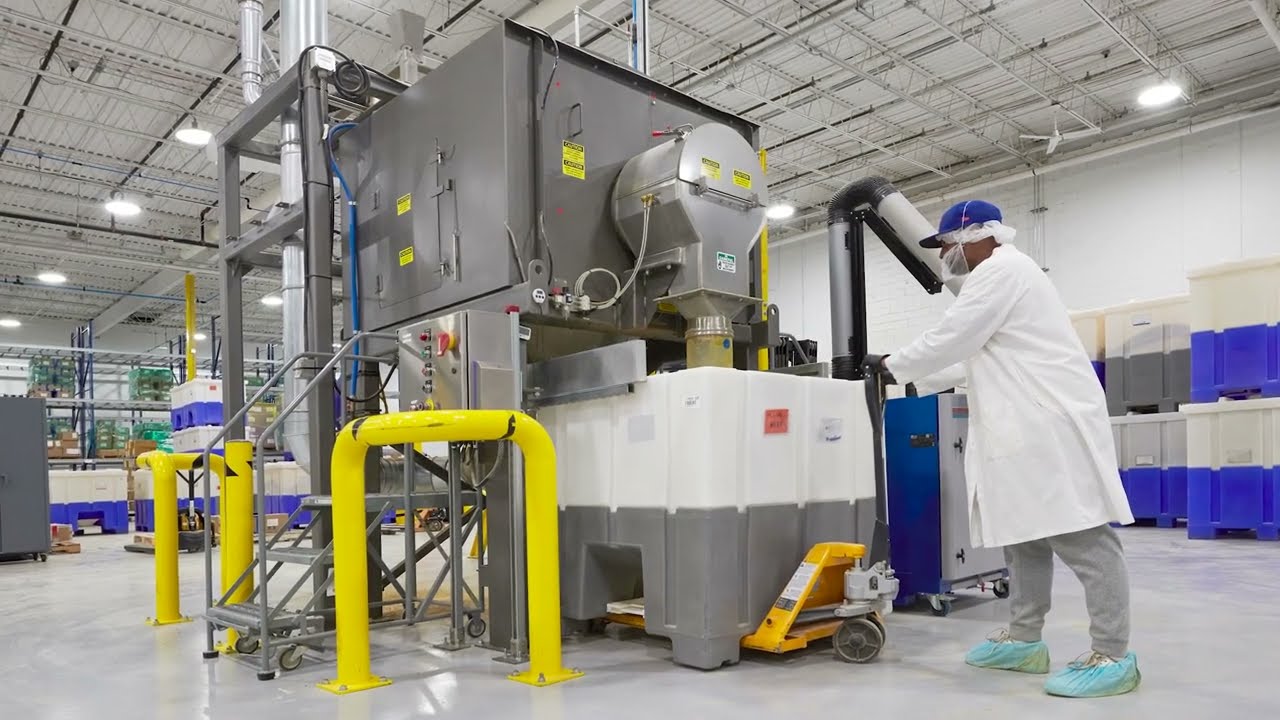 Dr. Harvey's Ups Output Of Natural Pet Foods with Rotary Batch Mixer