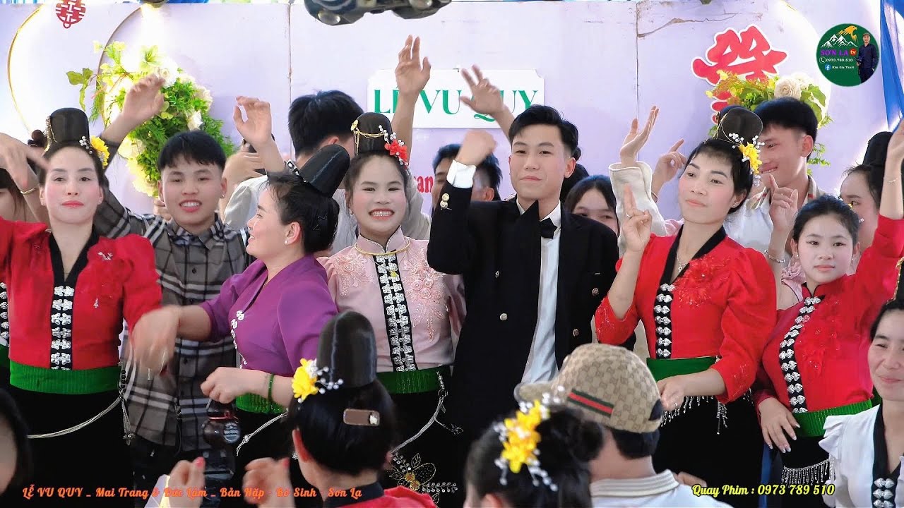 MẾT CỚ SUM ÊM PẢ BẢN HẶP NHẢY MỪNG ĐÁM CƯỚI MAI TRANG & ĐỨC LÂM ll SƠN LA tv