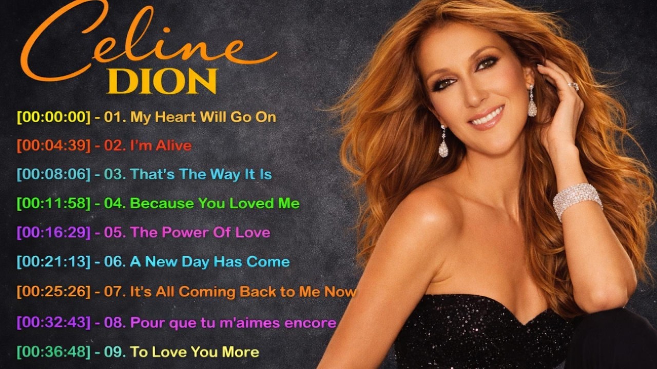 CELINE DION GREATEST HITS – BECAUSE YOU LOVED ME, THE POWER OF LOVE | TIMELESS DIVAS