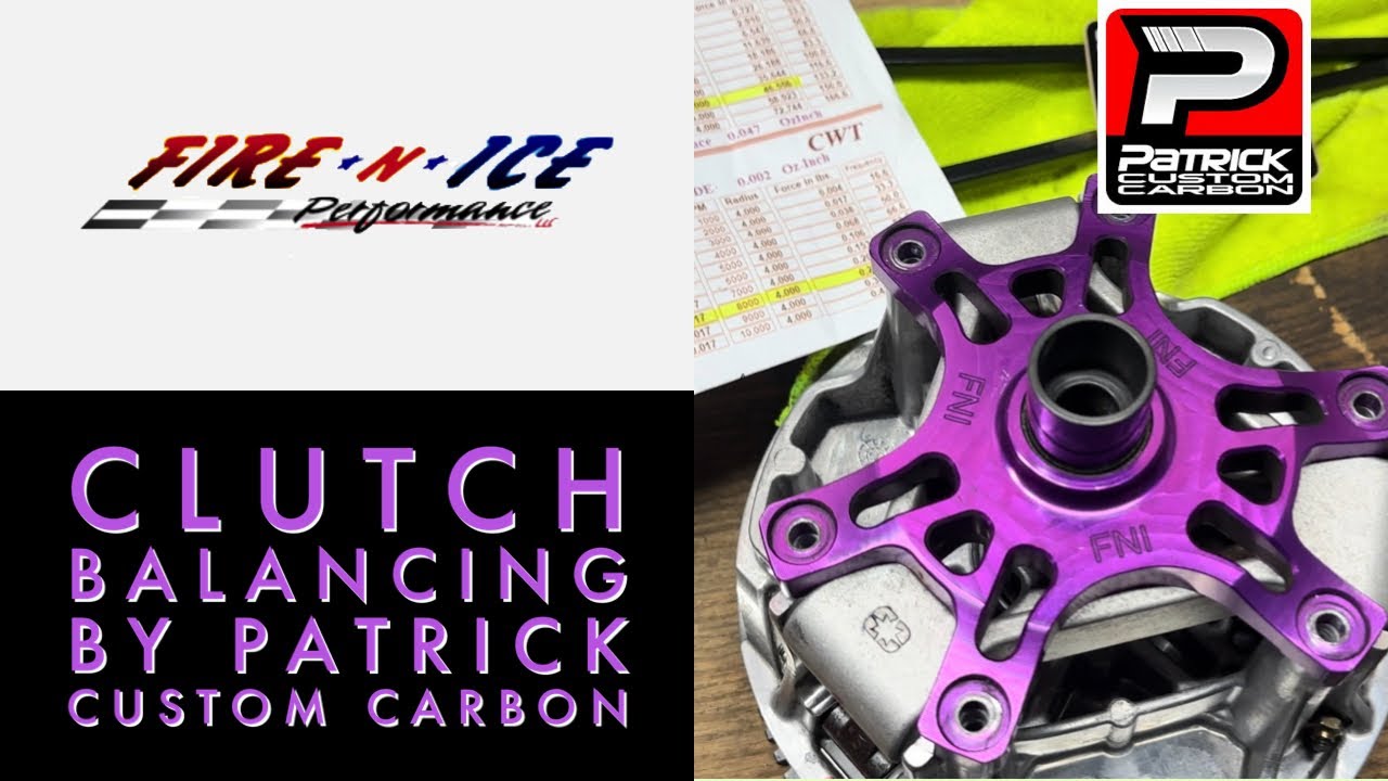 23 Polaris VR1 BOOST build pt. 7 Clutch balancing from Patrick Custom Carbon.