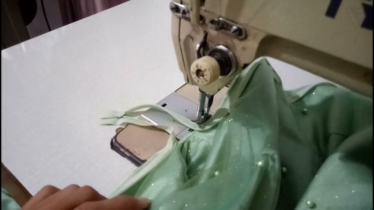 cara memasang ressleting  jepang long dress || pasang zipper jepang dress dewasa DS OFFICIAL