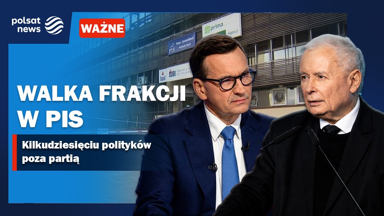 Rozłam w PiS. Oświadczenie Kaczyńskiego i odpowiedź Morawieckiego