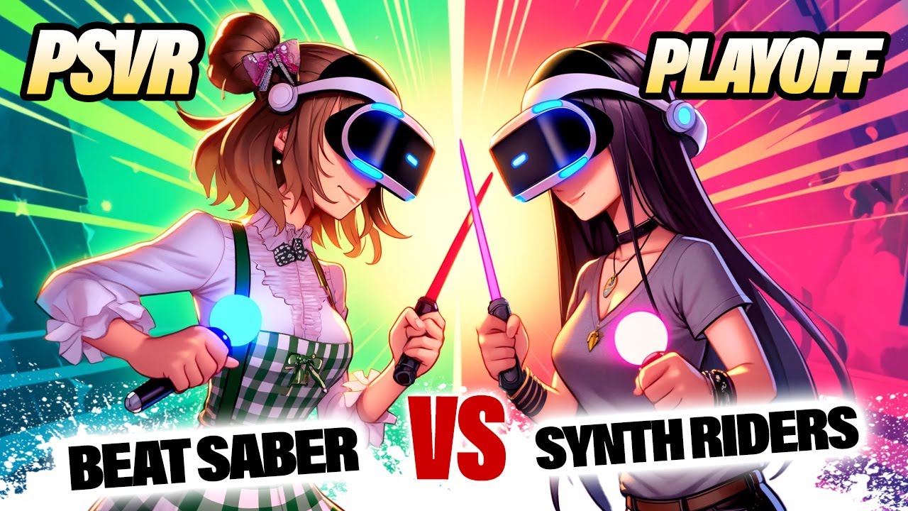 Beat Saber Vs Synth Riders - Who will win? PSVR Playoff
