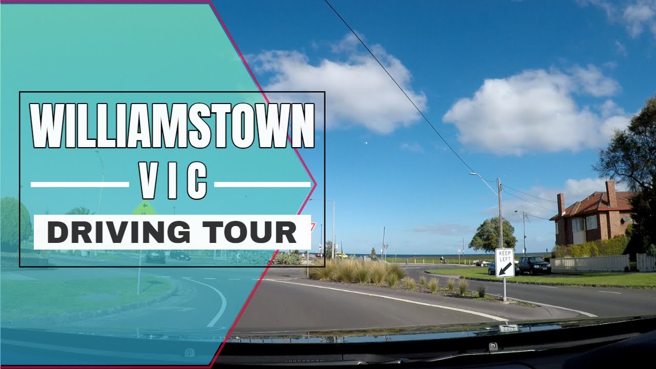 🇦🇺DRIVE TOUR AUSTRALIA - Driving around WILLIAMSTOWN Suburb, Victoria🚘🏘️🛣️