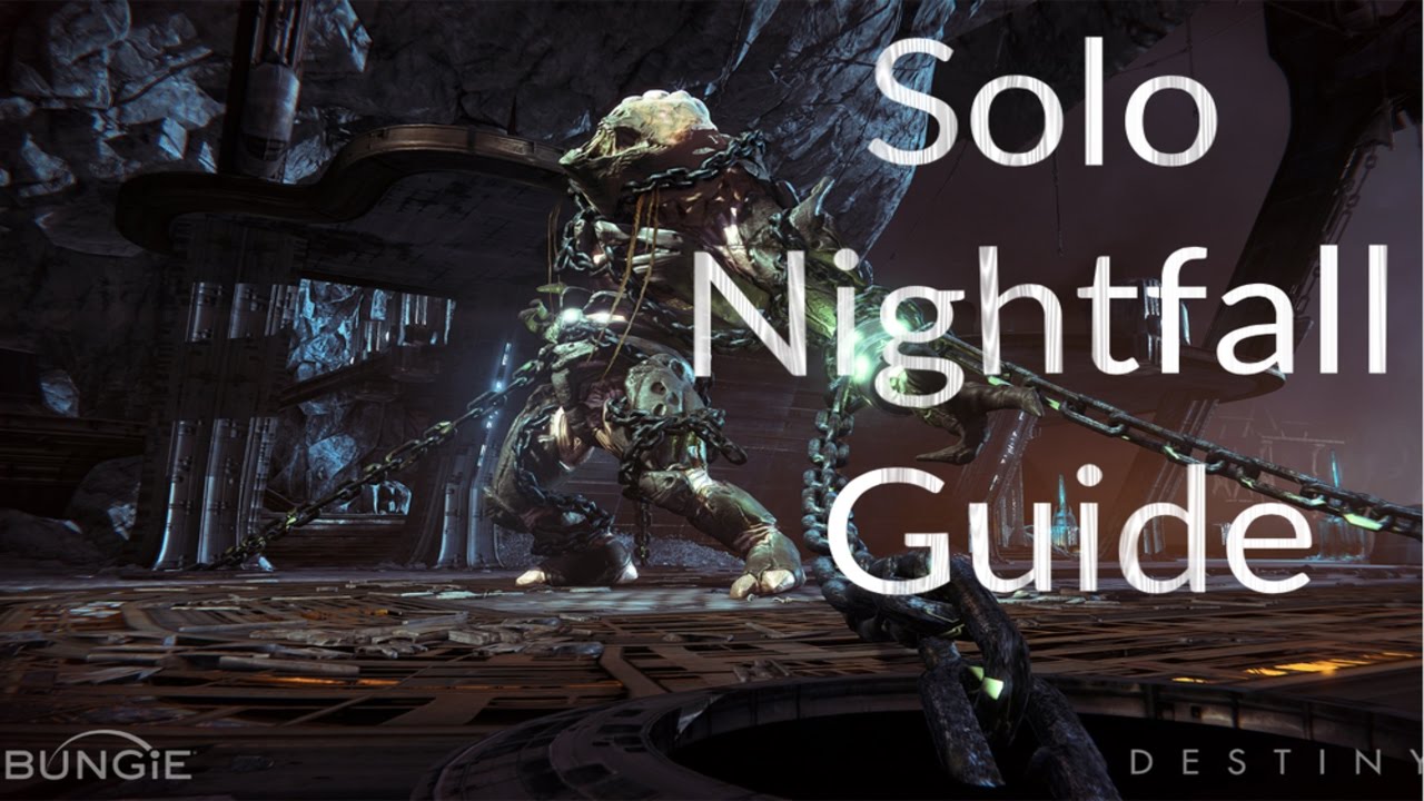 Destiny Let's Nightfall - Abomination Heist Solo Nightfall Walkthrough Guide -  November 1-7 2016