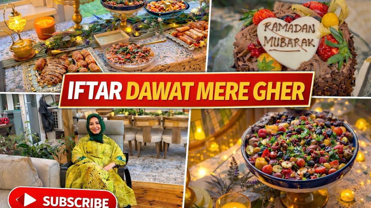 Iftar party mere gher per | kiya kiya banaya 😋🥘