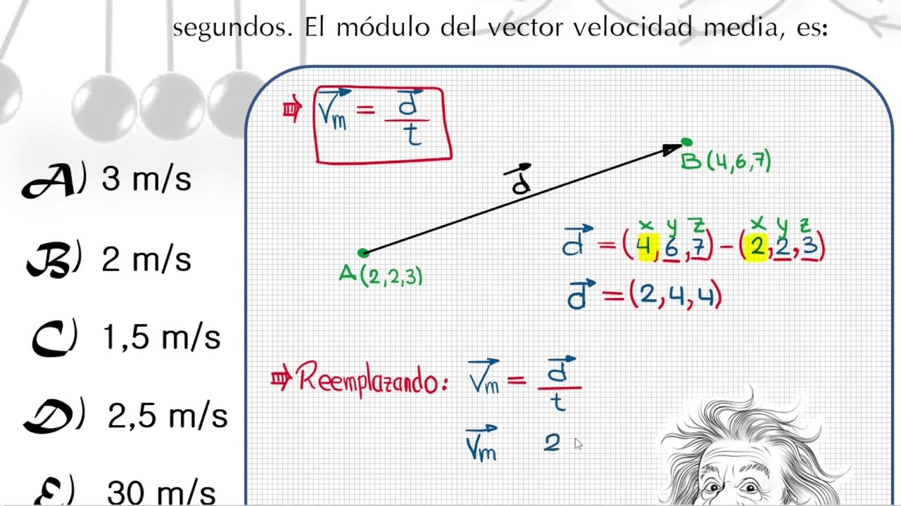 C&oacute;mo resolver un ejercicio de Cinem&aacute;tica (Velocidad media) - F&iacute;sica