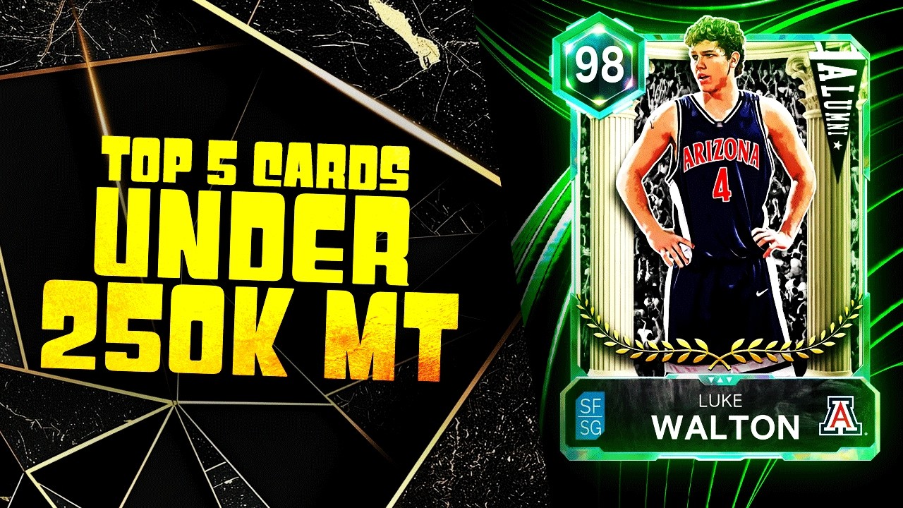 RANKING THE TOP 5 BEST CARDS UNDER 250K MT IN NBA 2K26 MyTEAM!!