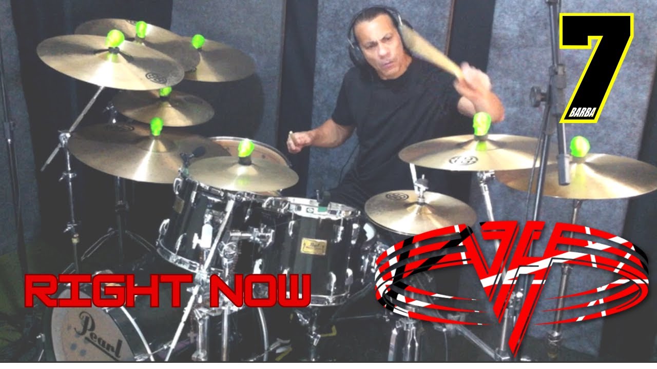 Van Halen - Right Now - Drum Cover One Take
