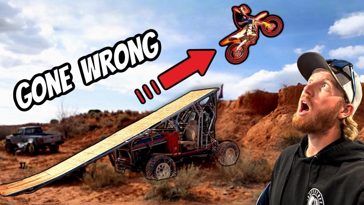 We Built a Moto Jump from a Jalopy Truck!!!