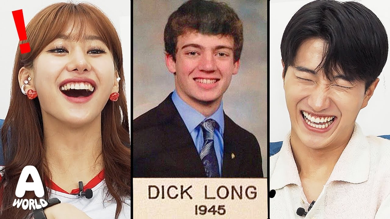 Koreans react to Most Hilarious And Awkward Names Ever🤣