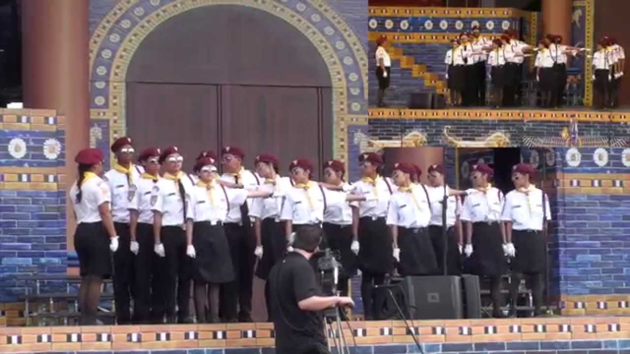 Loma Linda Filipino Drill Exhibition In Oshkosh Pathfinder International Camporee 2014