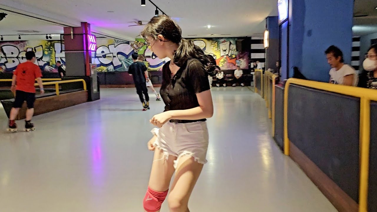 🔥토요일!!! 롤러장🔥 #funny #노래 #롤러스케이트 #rollerskating #7080