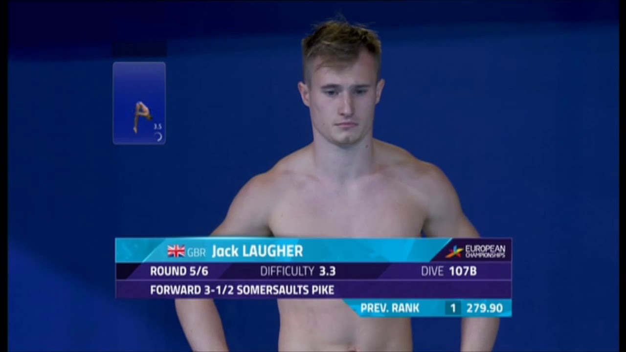 1m SPRINGBOARD MEN - FINAL -  European Championships - Glasgow 2018 - Dives 5 & 6