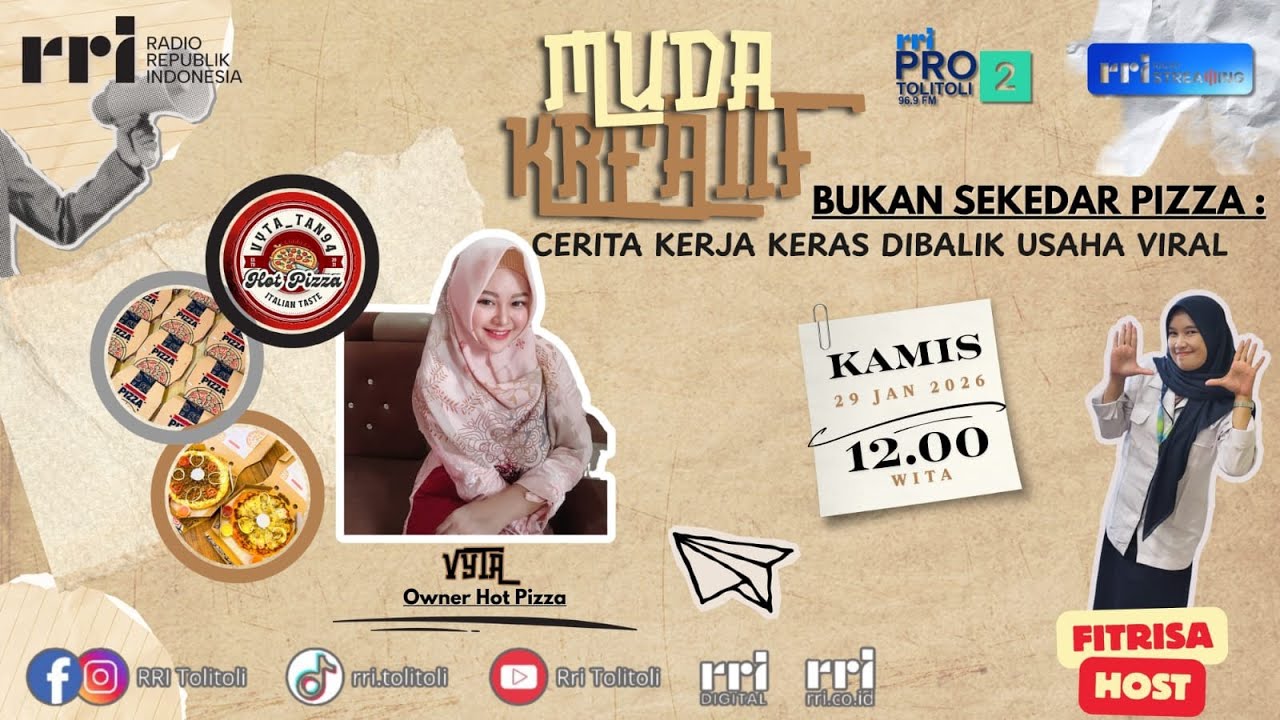MUDA KREATIF - BUKAN SEKEDAR PIZZA : CERITA KERJA KERAS DIBALIK USAHA VIRAL