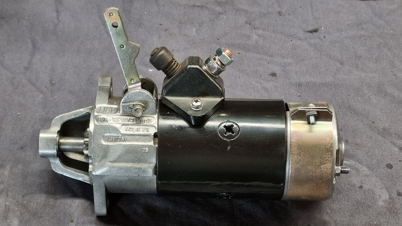 Fiat Classic 500 126 - Starter motor rebuild