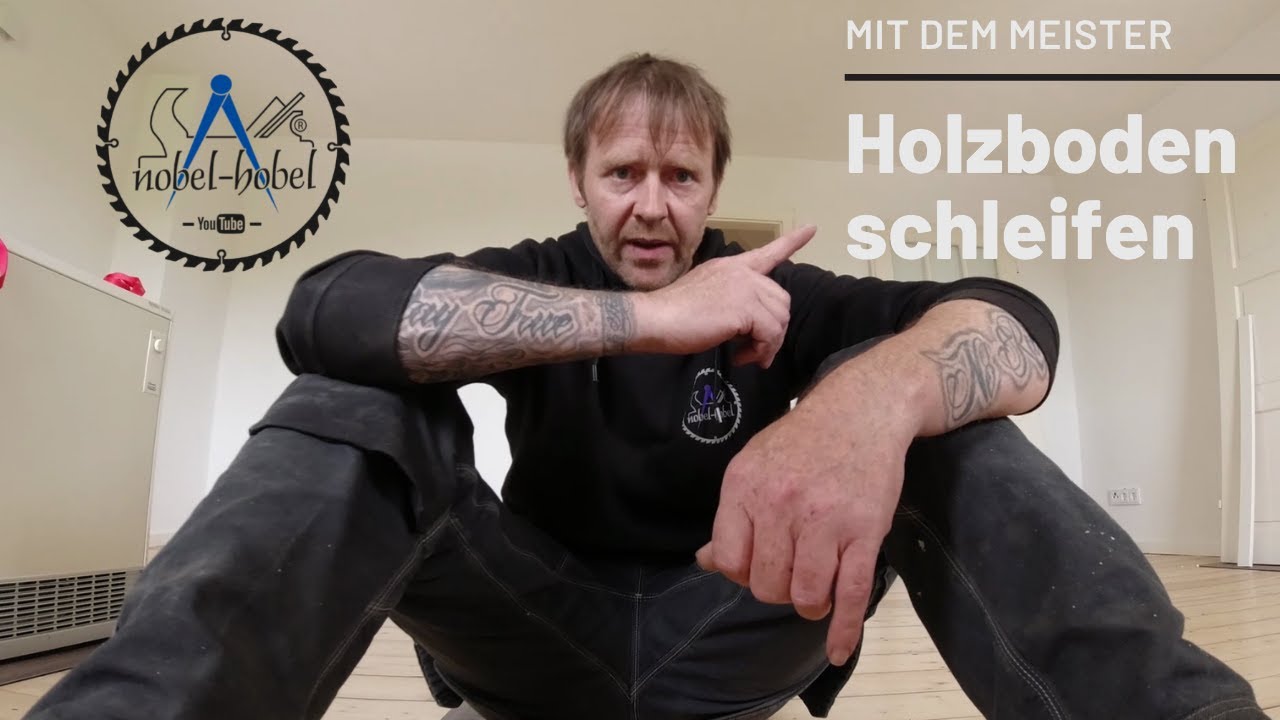 Holzboden schleifen mit dem Meister - Start to Finish