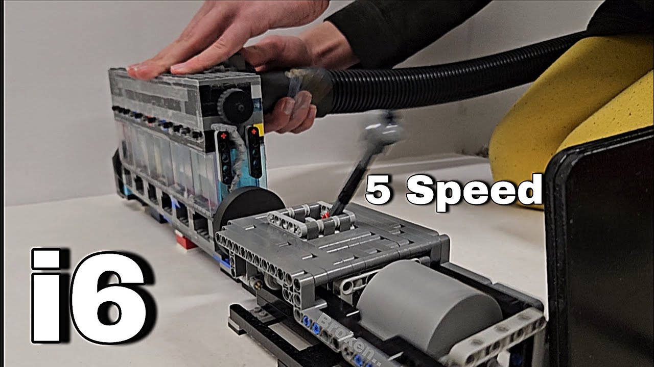 Inline 6 Vacuum Engine Simulator... (Yes it had Reverse...)