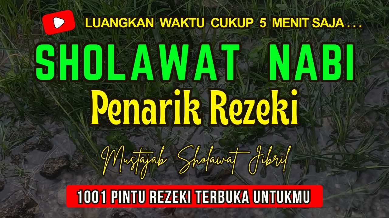 PALING DICARI‼️ Sholawat Jibril Viral Penarik Rezeki 💫 Full Merdu, Bikin Hati Adem