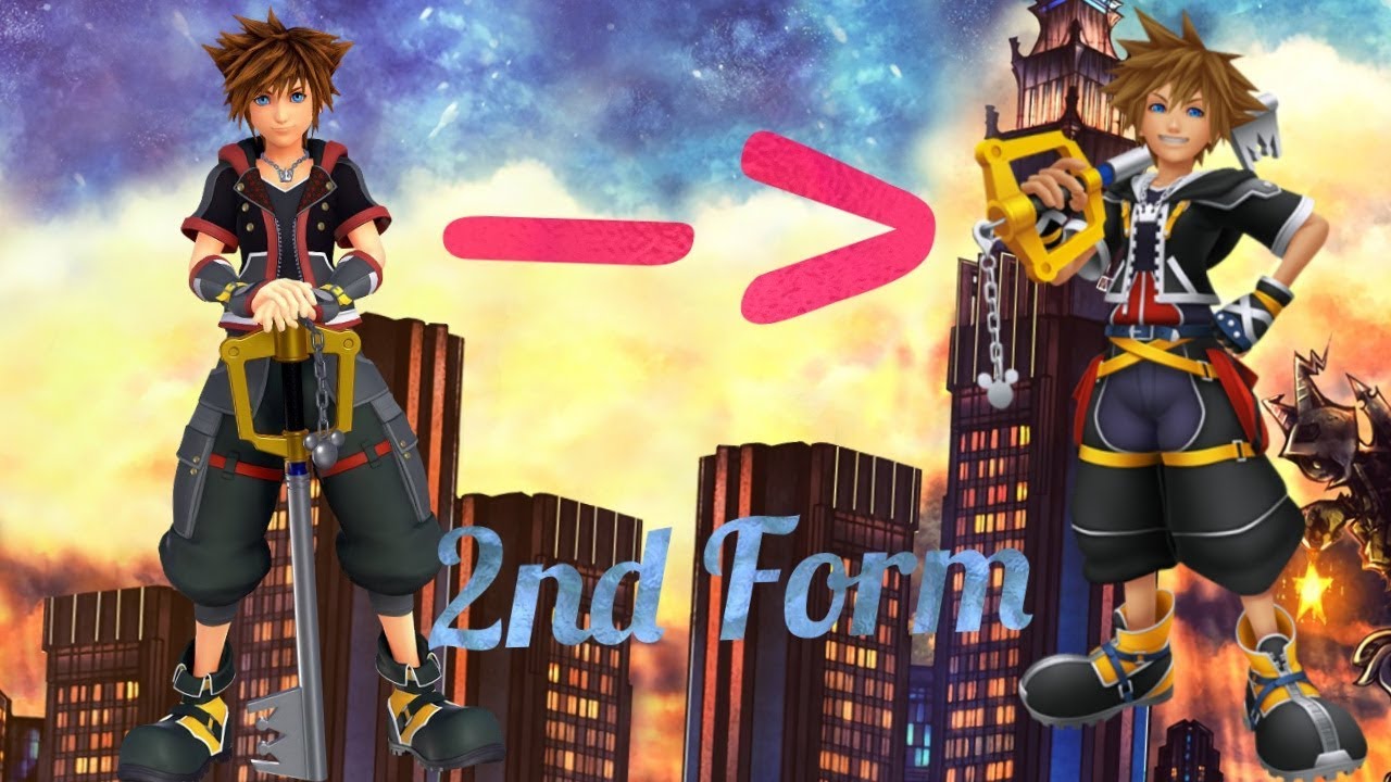 Kingdom Hearts 3 - 2nd form comparison to KH2 finishers