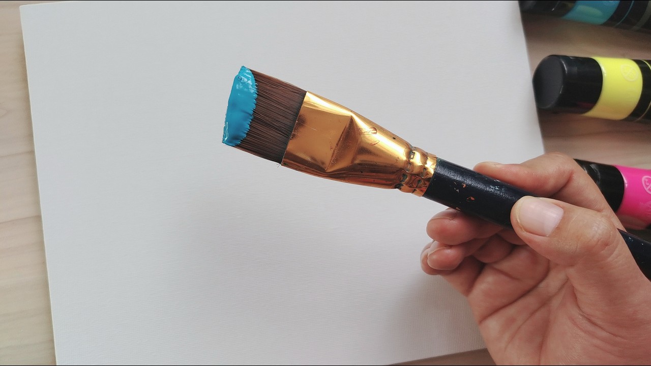 Simple and Easy to Paint Tropical Island / Pintura acr&iacute;lica para principiantes