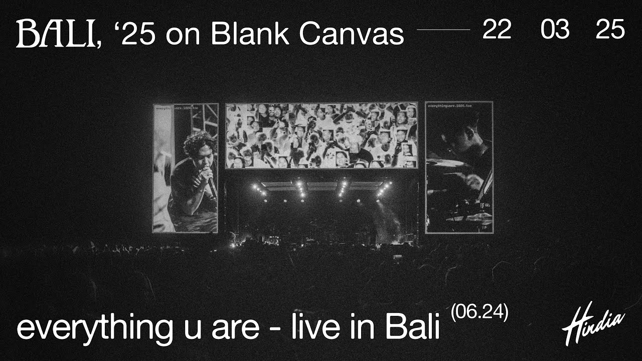 Hindia - everything u are (Live from Bali, '25 on Blank Canvas)