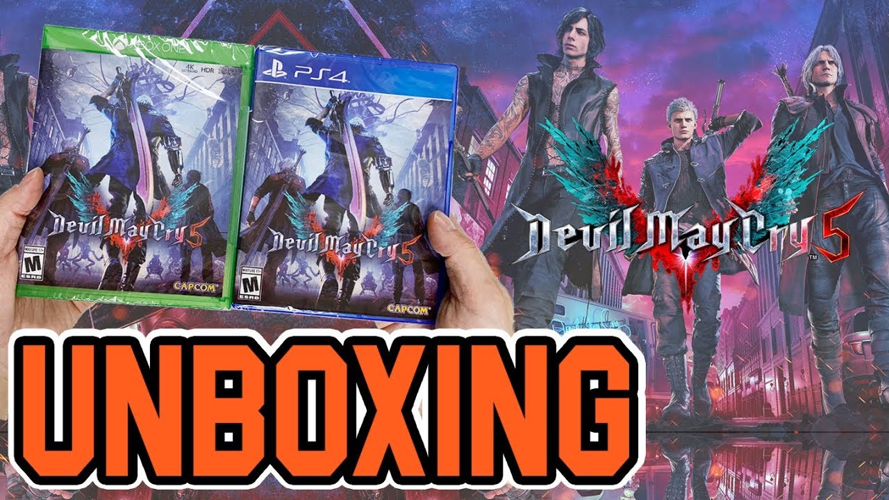 Devil May Cry 5 (DMCV) (Xbox One/PS4) Unboxing!!
