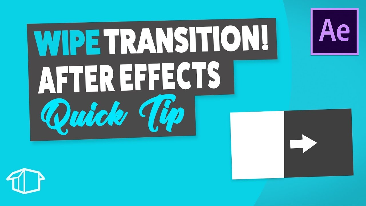 Переход со стиранием слоя &mdash; Учебное пособие по After Effects, краткий совет