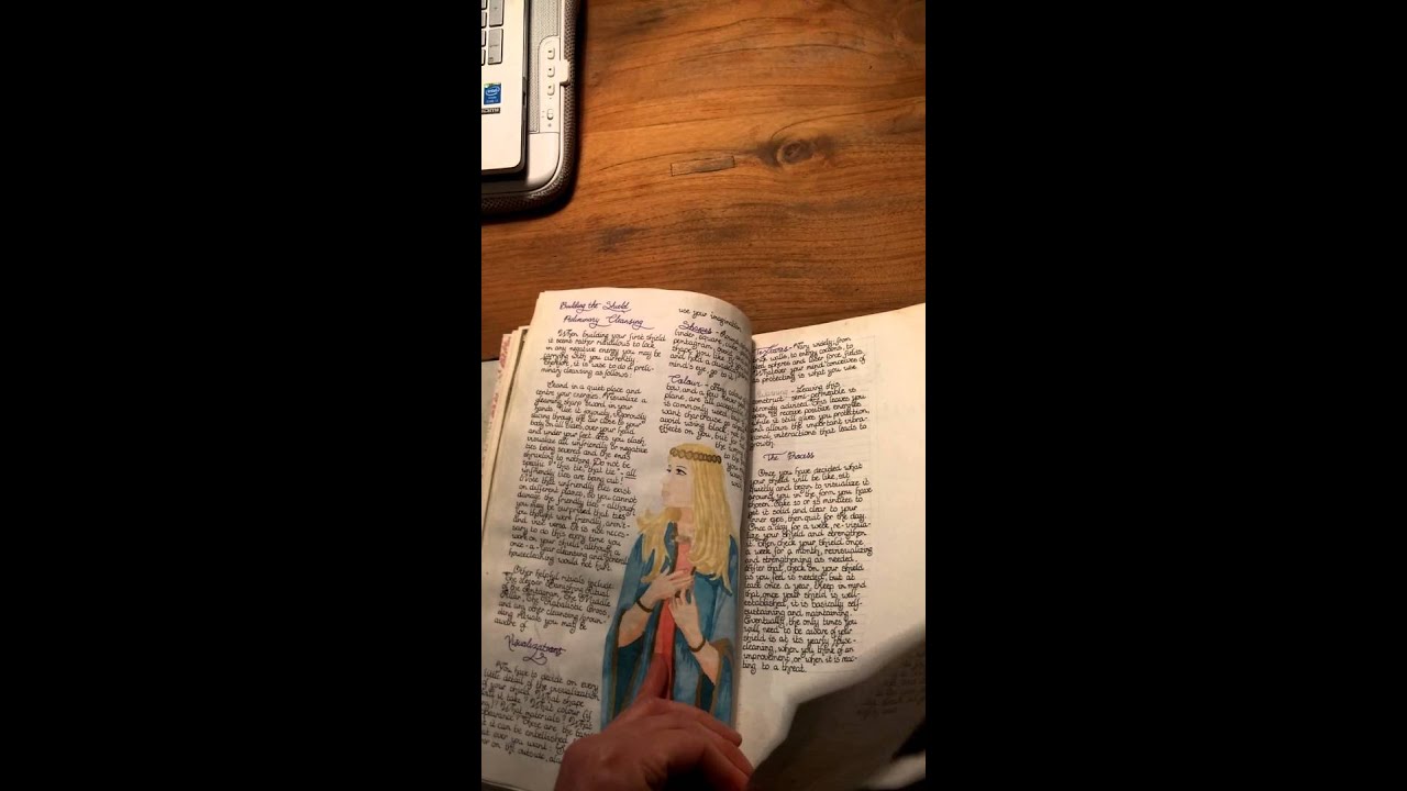 My book of shadows flip through