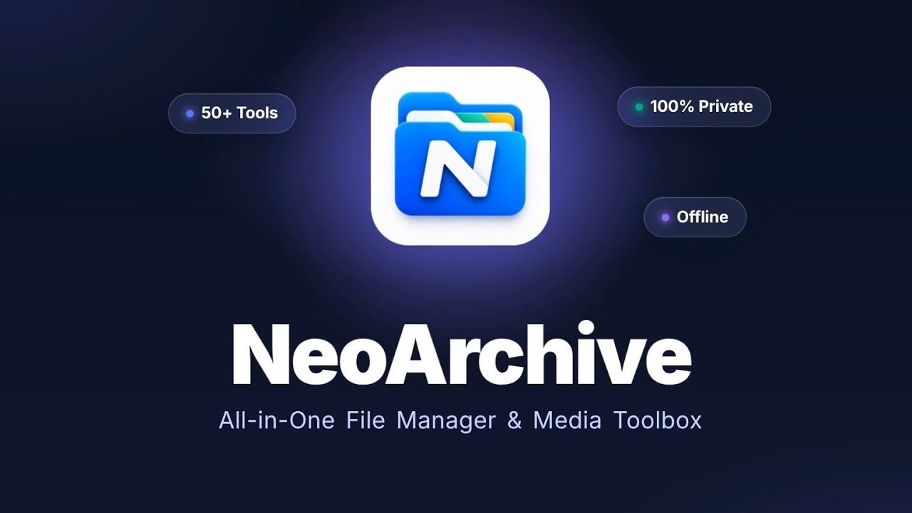NeoArchive &mdash; The All-in-One Android File Manager & Media Toolbox (50+ Tools)
