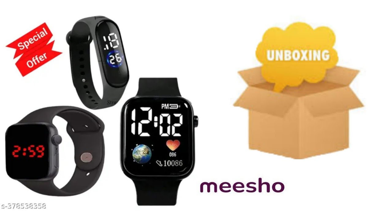 Digital LED watch LED band Unboxing || Mr EE Lab