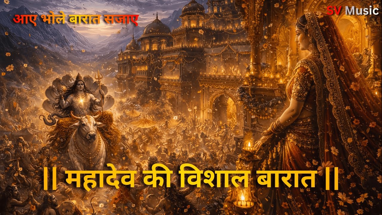 महादेव की भव्य बारात | Shiv Parvati Vivah | Bhajan | SV Music Official (Bhakti)