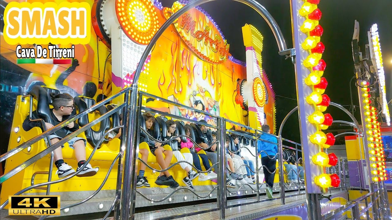 SMASH Offride Lunapark 4K 🇮🇹 Giostre 2024