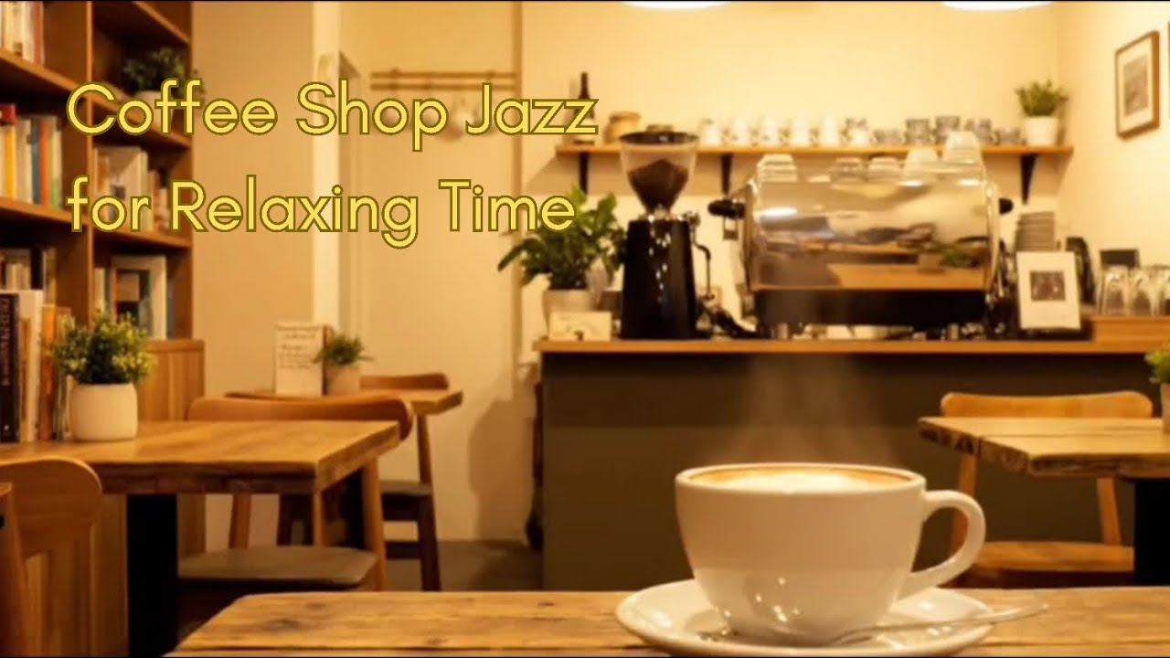 Smooth Jazz Coffee Shop Ambience 🍂 Autumn Street Café for Work & Relax
