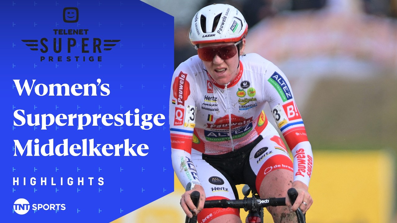HUGE VICTORY! 🙌 | Women's Elite Superprestige Middelkerke Highlights | TNT Sports Cycling