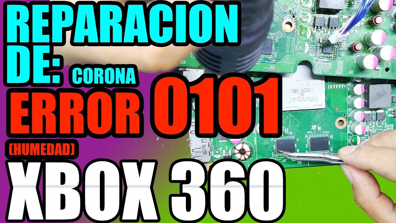 REPARACION ERROR 0101 - XBOX 360 SLIM - CORONA - LUZ ROJA -  - SOLUCION / ARREGLO#ElTallerDeYakara