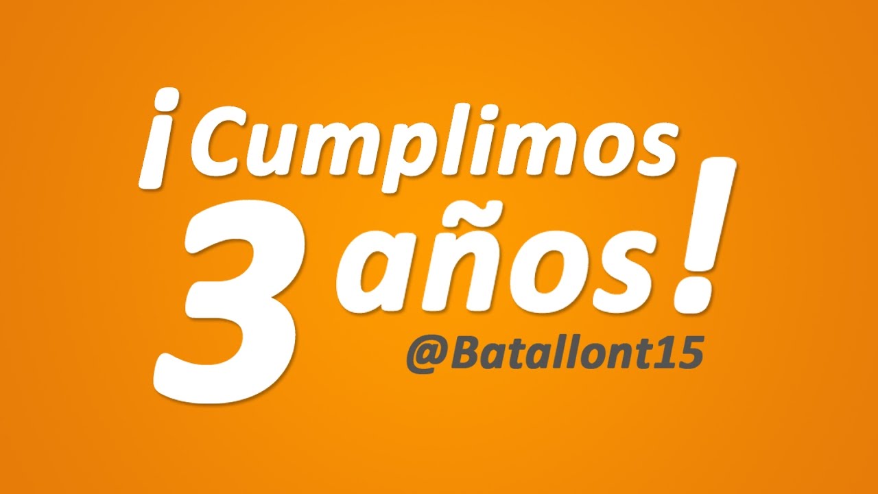 3&ordm; Aniversario Batall&oacute;n T-15