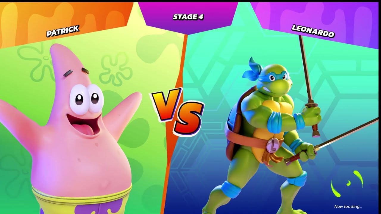 Nickelodeon All-Star Brawl (Arcade Mode - Very Hard) Patrick Gameplay
