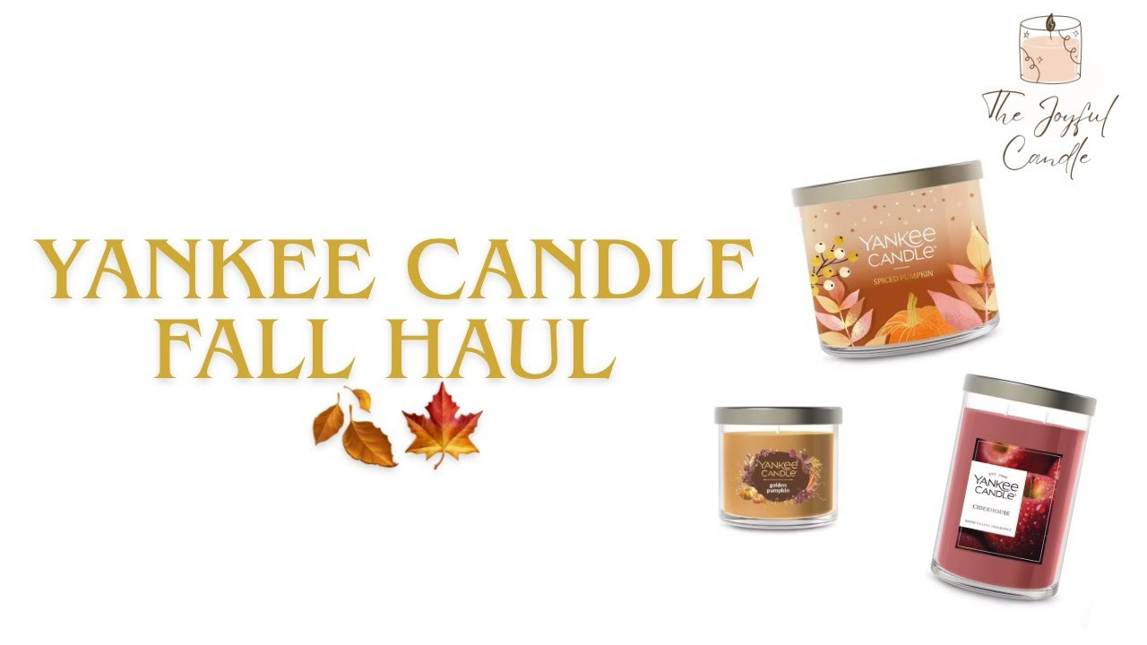 Yankee Candle Fall Haul 🍂🍁 | My Thoughts on the New Branding 
