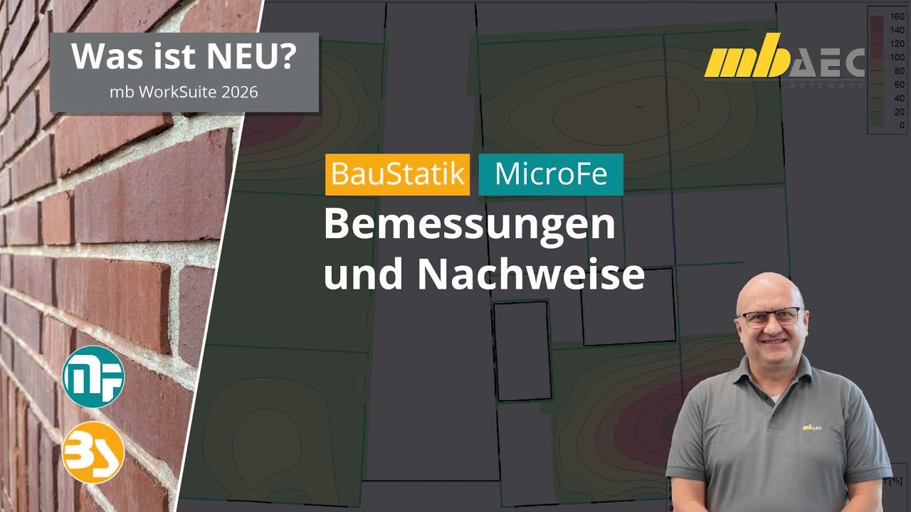 Bemessungen und Nachweise – Decken bemessen und Aussteifung nachweisen - mbinar #25-S2.2