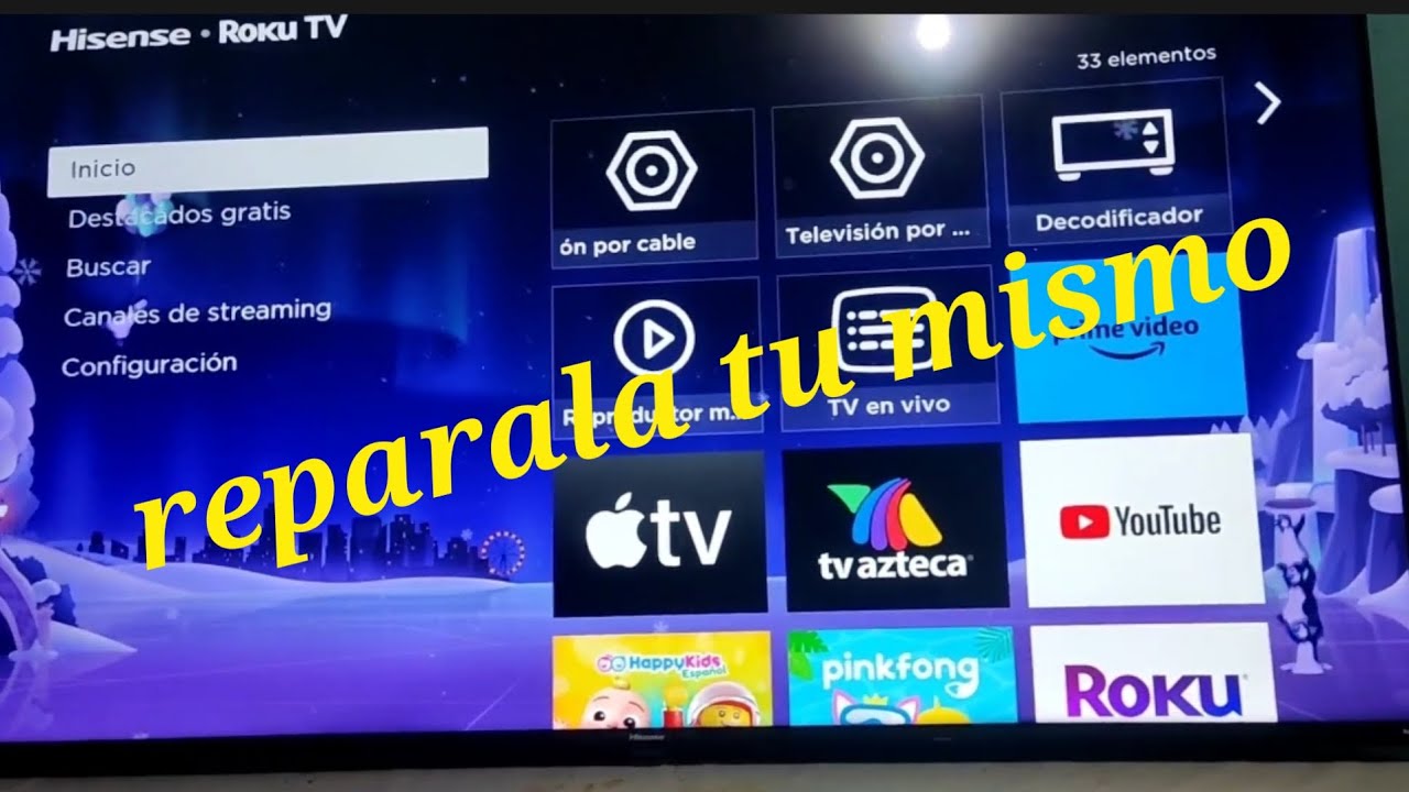 Hisense 55R6000GM no se ve la imagen 🥲🥹