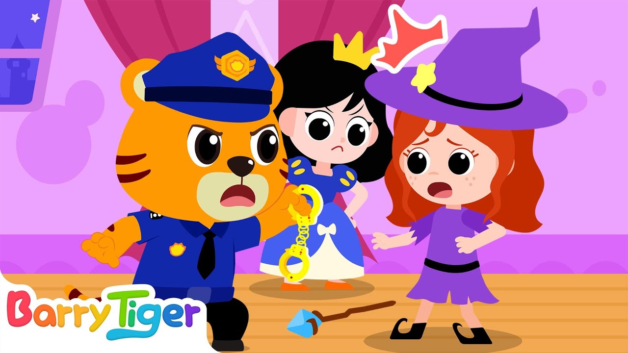 Adventure to Rescue the Princess!｜Halloween Stories for Kids｜Super Police Barry｜Cartoon｜BarryTiger