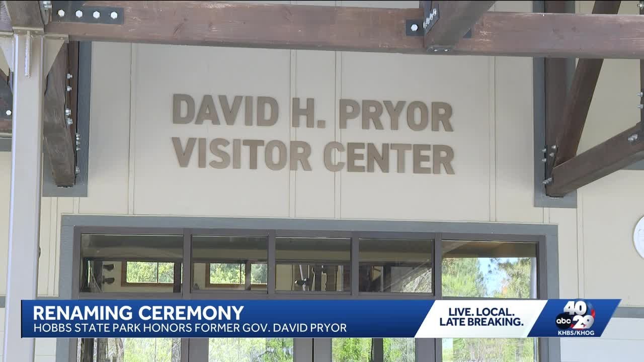 Hobbs State Park visitor center renamed to honor former governor